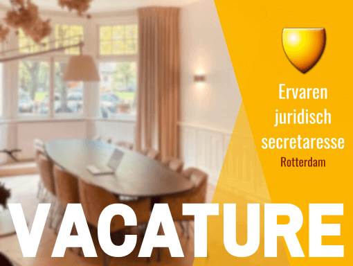 Vacature ervaren juridisch secretaresse Rotterdam 1